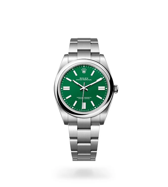 Rolex Oyster Perpetual Oyster, 41 mm, Edelstahl Oystersteel - M124300-0005 at Huber Fine Watches & Jewellery
