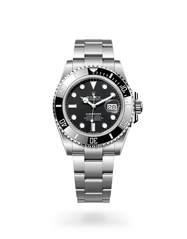 Rolex Submariner Oyster, 41 mm, Edelstahl Oystersteel - M126610LN-0001 at Huber Fine Watches & Jewellery