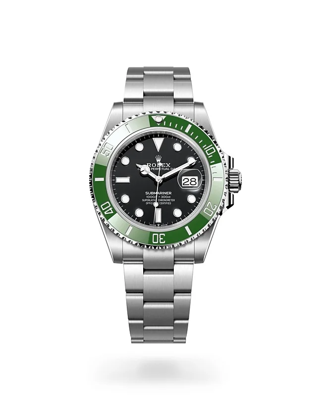 Rolex Submariner Oyster, 41 mm, Edelstahl Oystersteel - M126610LV-0002 at Huber Fine Watches & Jewellery