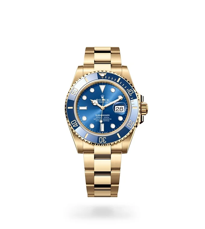 Rolex Submariner Oyster, 41 mm, Gelbgold - M126618LB-0002 at Huber Fine Watches & Jewellery