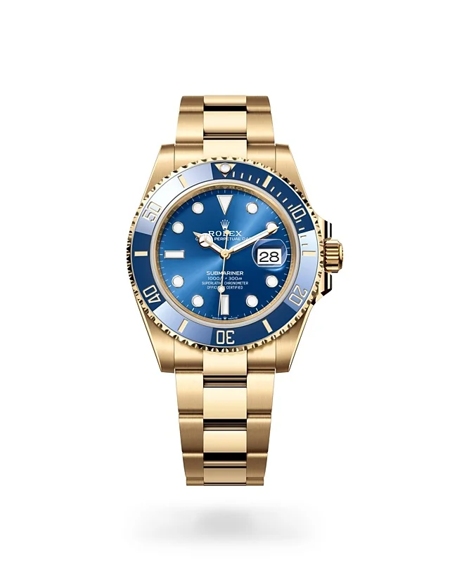 Rolex Submariner Oyster, 41 mm, Gelbgold - M126618LB-0002 at Huber Fine Watches & Jewellery