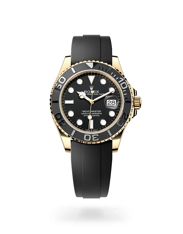 Rolex Yacht-Master Oyster, 42 mm, Gelbgold - M226658-0001 at Huber Fine Watches & Jewellery