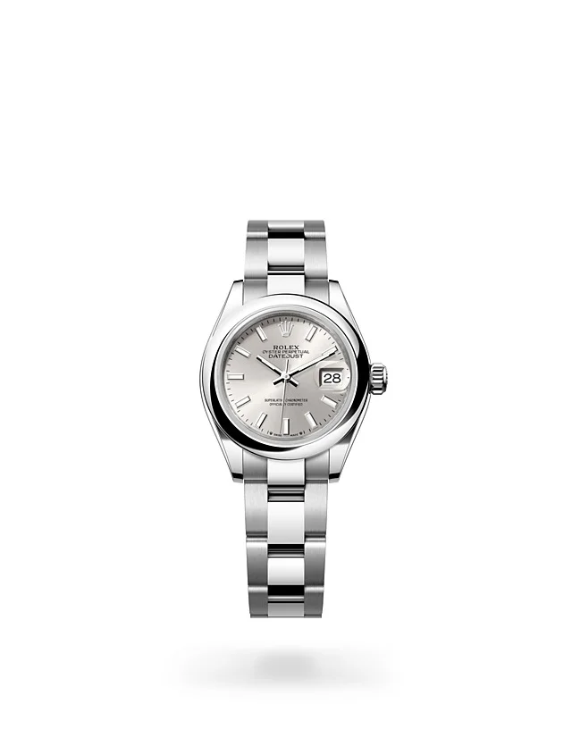 Rolex Lady-Datejust Oyster, 28 mm, Edelstahl Oystersteel - M279160-0006 at Huber Fine Watches & Jewellery
