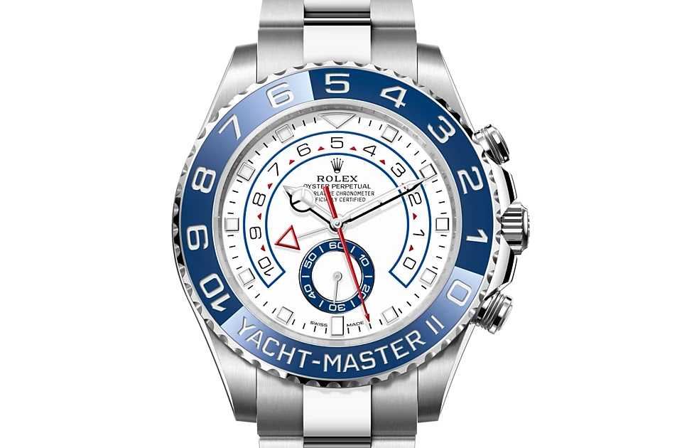 Rolex Yacht-Master Oyster, 44 mm, Edelstahl Oystersteel - M116680-0002 at Huber Fine Watches & Jewellery