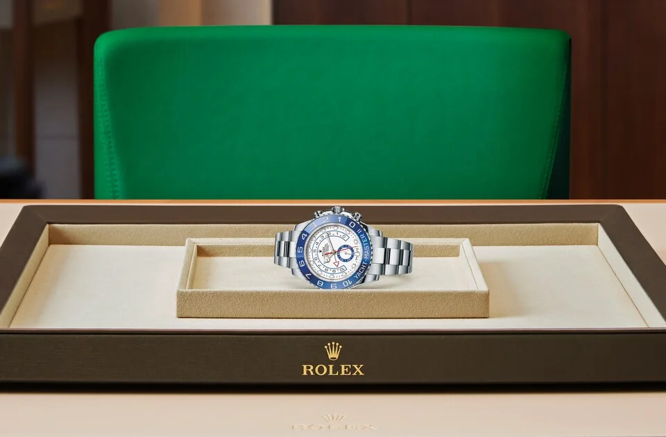 Rolex Yacht-Master Oyster, 44 mm, Edelstahl Oystersteel - M116680-0002 at Huber Fine Watches & Jewellery