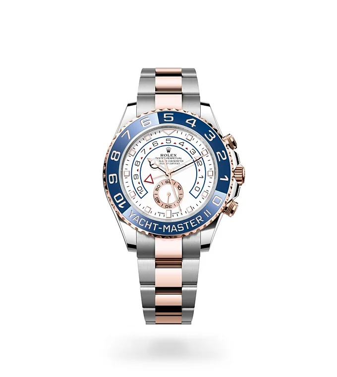 Rolex Yacht-Master Oyster, 44 mm, Edelstahl Oystersteel und Everose-Gold - M116681-0002 at Huber Fine Watches & Jewellery