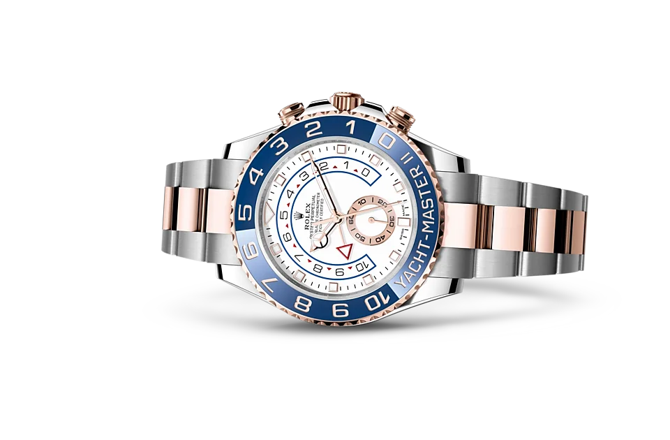 Rolex Yacht-Master Oyster, 44 mm, Edelstahl Oystersteel und Everose-Gold - M116681-0002 at Huber Fine Watches & Jewellery