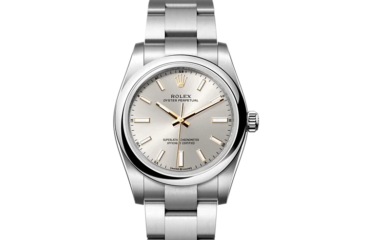 Rolex oyster outlet perpetual 34 white