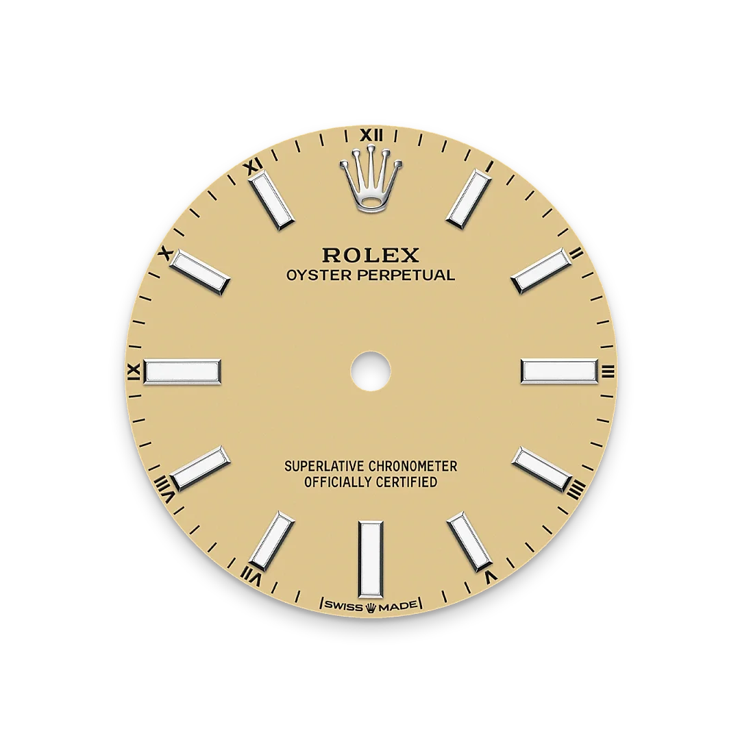 Zifferblatt in Beige