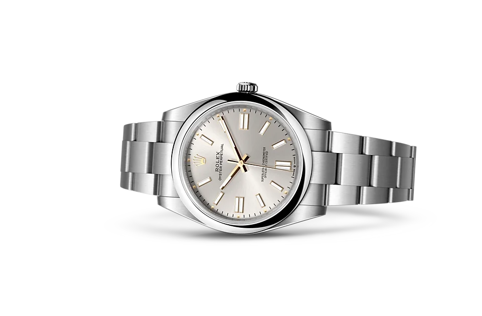 Rolex Oyster Perpetual Oyster, 41 mm, Edelstahl Oystersteel - M124300-0001 at Huber Fine Watches & Jewellery