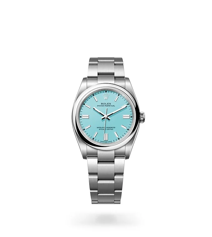 Rolex Oyster Perpetual Oyster, 36 mm, Edelstahl Oystersteel - M126000-0006 at Huber Fine Watches & Jewellery