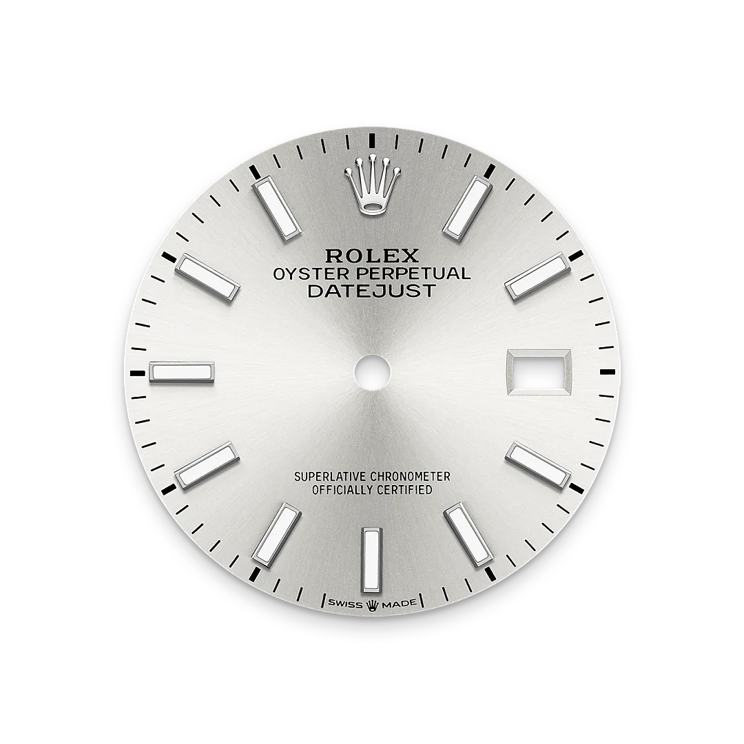 Silver dial