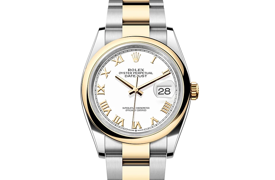 Gold rolex new arrivals datejust 36