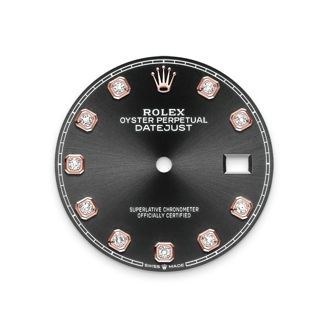Bright black dial