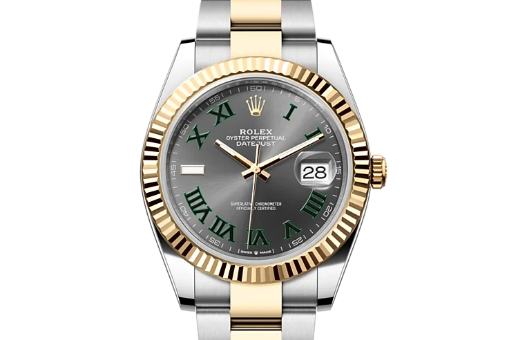 Rolex datejust sales 41 green roman