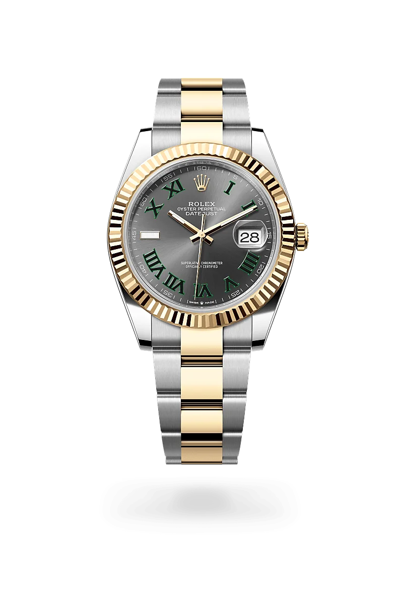 Rolex Datejust Oyster, 41 mm, Edelstahl Oystersteel und Gelbgold - M126333-0019 at Huber Fine Watches & Jewellery
