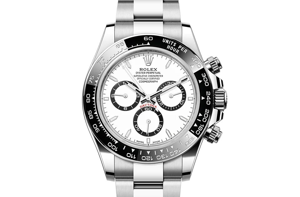 Rolex Cosmograph Daytona Oyster, 40 mm, Edelstahl Oystersteel - M126500LN-0001 at Huber Fine Watches & Jewellery
