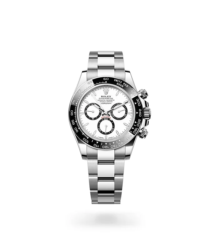 Rolex Cosmograph Daytona Oyster, 40 mm, Edelstahl Oystersteel - M126500LN-0001 at Huber Fine Watches & Jewellery