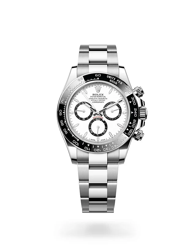 Rolex Cosmograph Daytona Oyster, 40 mm, Edelstahl Oystersteel - M126500LN-0001 at Huber Fine Watches & Jewellery