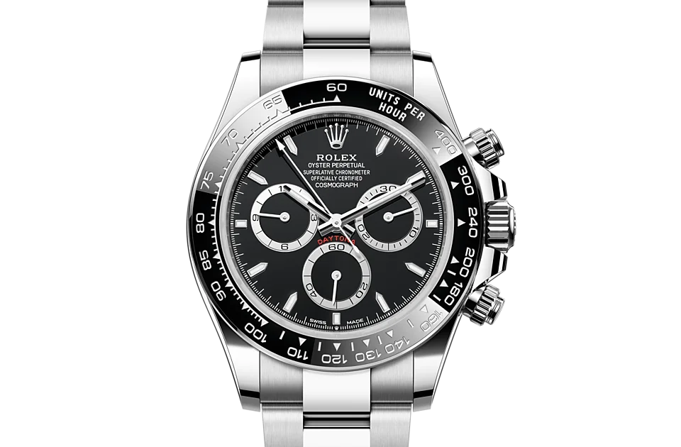 Rolex Cosmograph Daytona Oyster, 40 mm, Edelstahl Oystersteel - M126500LN-0002 at Huber Fine Watches & Jewellery