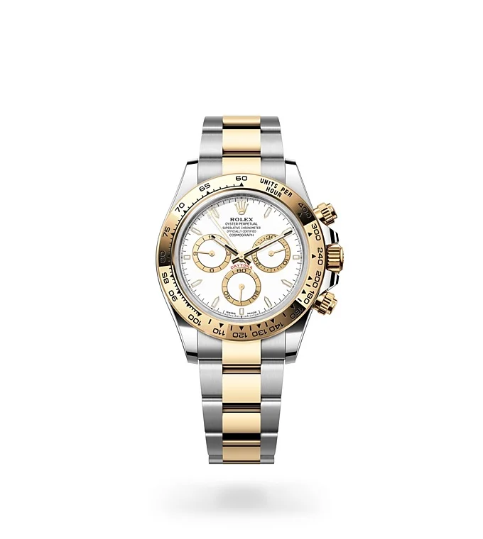 Rolex Cosmograph Daytona Oyster, 40 mm, Edelstahl Oystersteel und Gelbgold - M126503-0001 at Huber Fine Watches & Jewellery