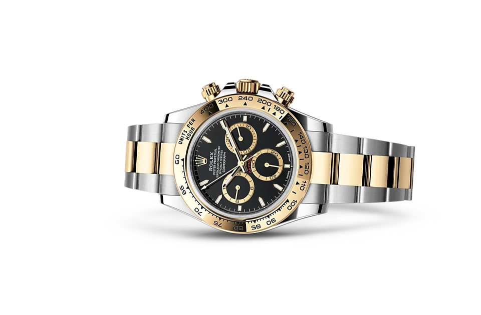 Rolex Cosmograph Daytona Oyster, 40 mm, Edelstahl Oystersteel und Gelbgold - M126503-0003 at Huber Fine Watches & Jewellery