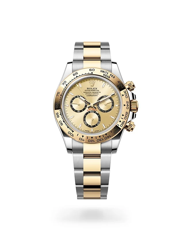 Rolex Cosmograph Daytona Oyster, 40 mm, Edelstahl Oystersteel und Gelbgold - M126503-0004 at Huber Fine Watches & Jewellery