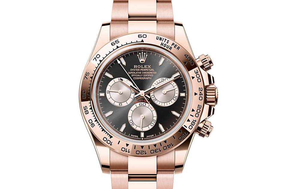 Rolex Cosmograph Daytona Oyster, 40 mm, Everose-Gold - M126505-0001 at Huber Fine Watches & Jewellery