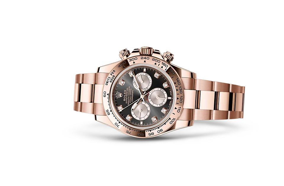 Rolex Cosmograph Daytona Oyster, 40 mm, Everose-Gold - M126505-0002 at Huber Fine Watches & Jewellery