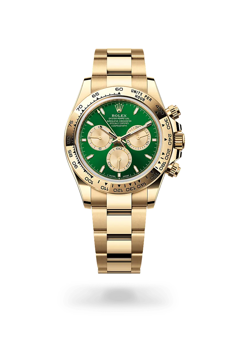 Rolex Cosmograph Daytona Oyster, 40 mm, yellow gold - M126508-0008 at Huber Fine Watches & Jewellery