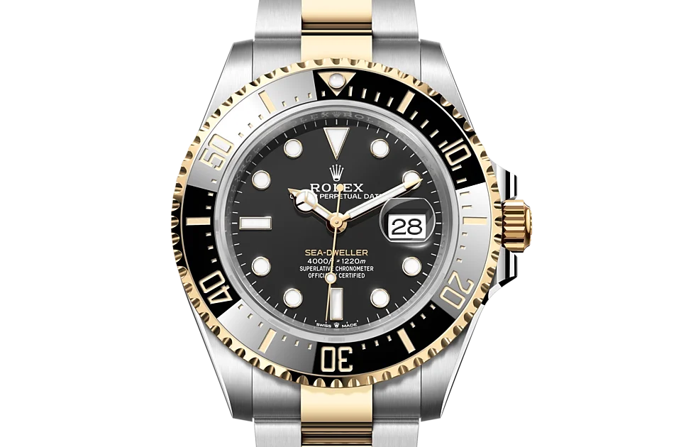 Rolex Sea-Dweller Oyster, 43 mm, Edelstahl Oystersteel und Gelbgold - M126603-0001 at Huber Fine Watches & Jewellery