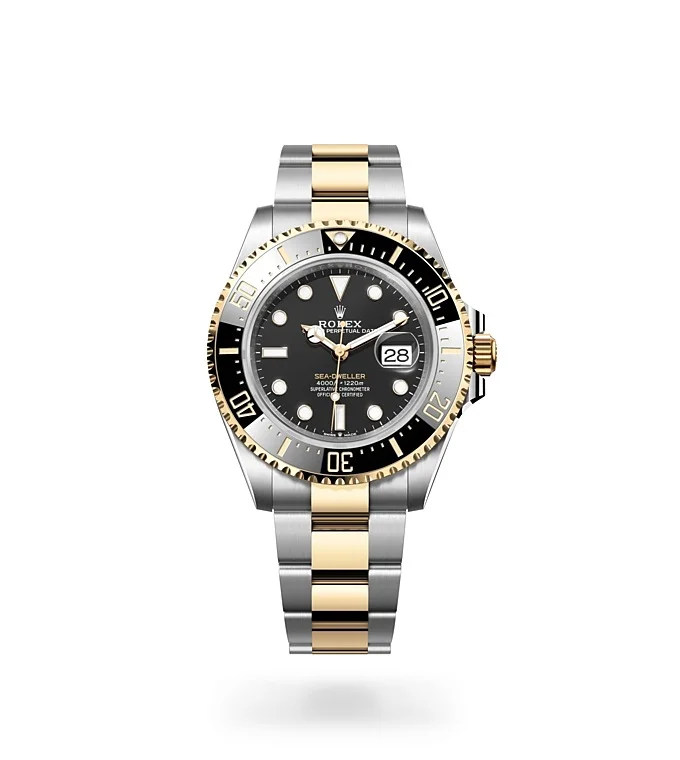 Rolex Sea‑Dweller Sea-Dweller Oyster, 43 mm, Edelstahl Oystersteel und Gelbgold - M126603-0001 at Huber Fine Watches & Jewellery