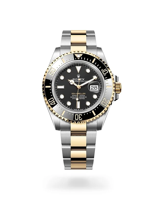 Rolex Sea-Dweller Oyster, 43 mm, Edelstahl Oystersteel und Gelbgold - M126603-0001 at Huber Fine Watches & Jewellery