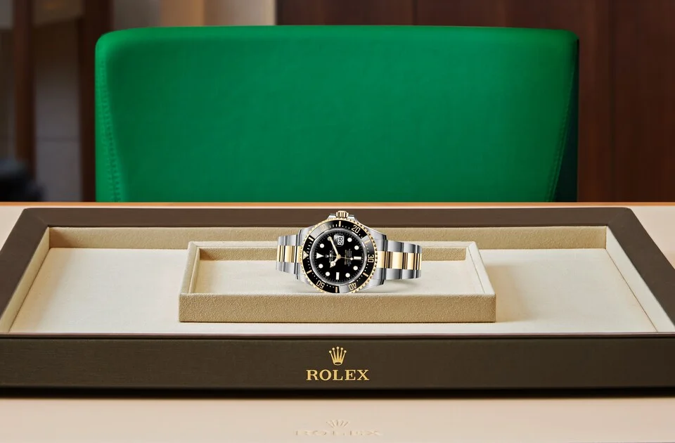 Rolex Sea-Dweller Oyster, 43 mm, Edelstahl Oystersteel und Gelbgold - M126603-0001 at Huber Fine Watches & Jewellery