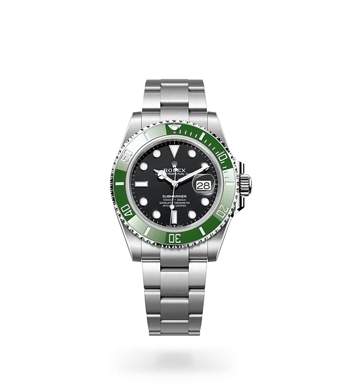 Rolex Submariner Oyster, 41 mm, Edelstahl Oystersteel - M126610LV-0002 at Huber Fine Watches & Jewellery