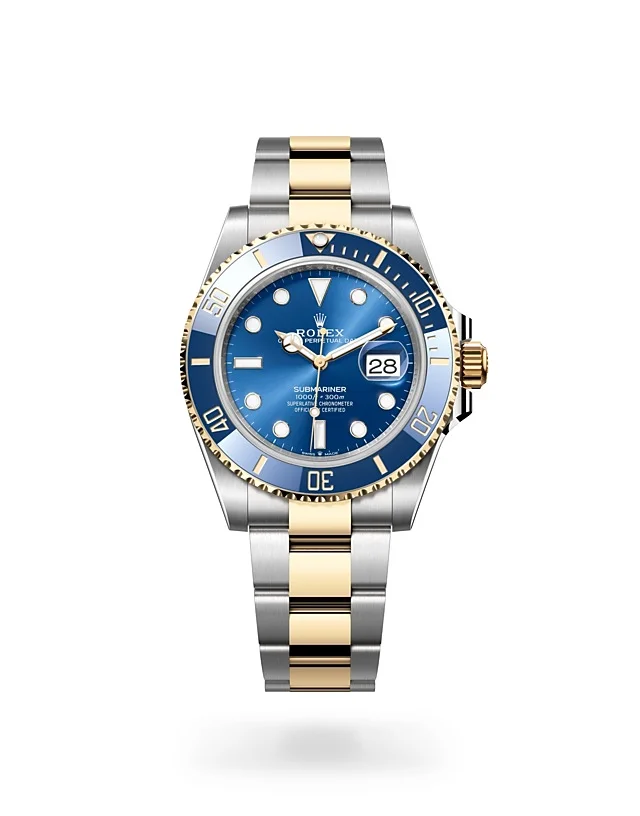 Rolex Submariner Oyster, 41 mm, Edelstahl Oystersteel und Gelbgold - M126613LB-0002 at Huber Fine Watches & Jewellery