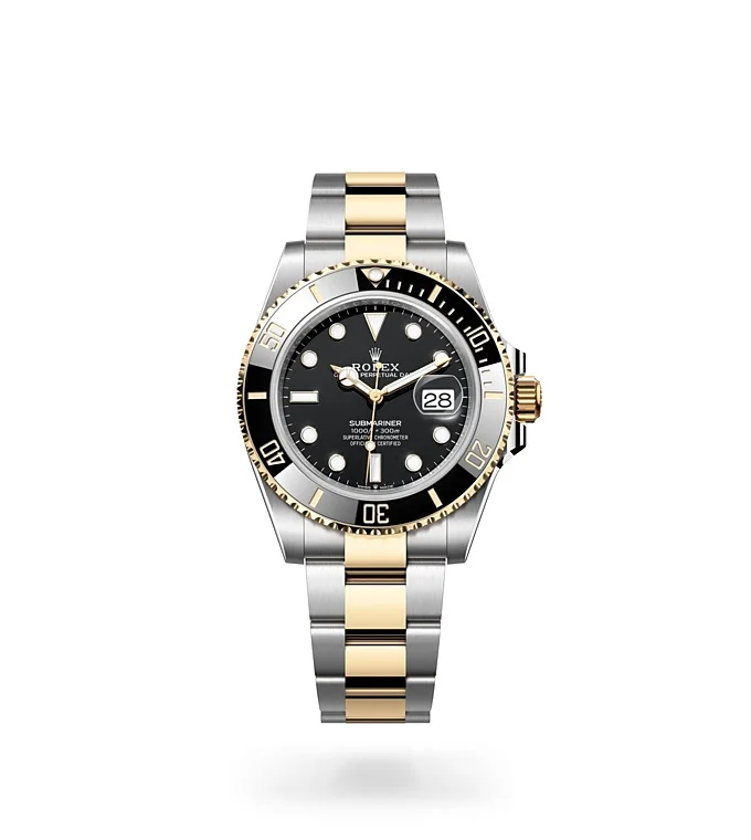 Rolex Submariner Oyster, 41 mm, Edelstahl Oystersteel und Gelbgold - M126613LN-0002 at Huber Fine Watches & Jewellery