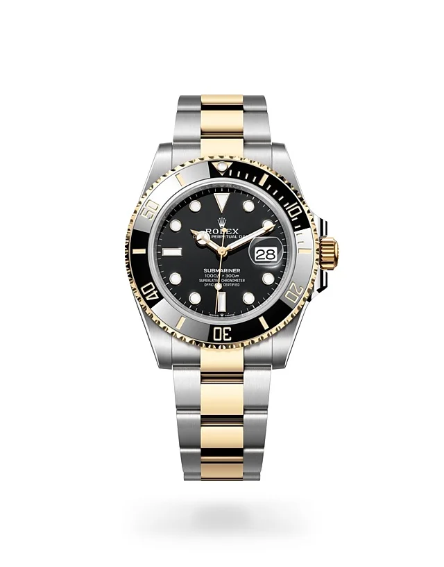 Rolex Submariner Oyster, 41 mm, Edelstahl Oystersteel und Gelbgold - M126613LN-0002 at Huber Fine Watches & Jewellery