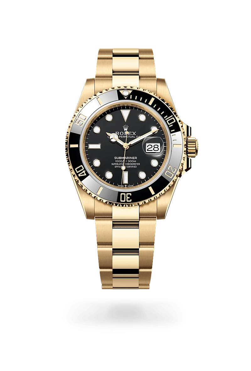 Rolex Submariner Oyster, 41 mm, Gelbgold - M126618LN-0002 at Huber Fine Watches & Jewellery