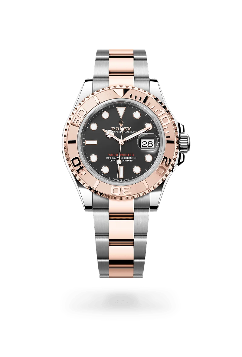 Rolex Yacht-Master Oyster, 40 mm, Edelstahl Oystersteel und Everose-Gold - M126621-0002 at Huber Fine Watches & Jewellery
