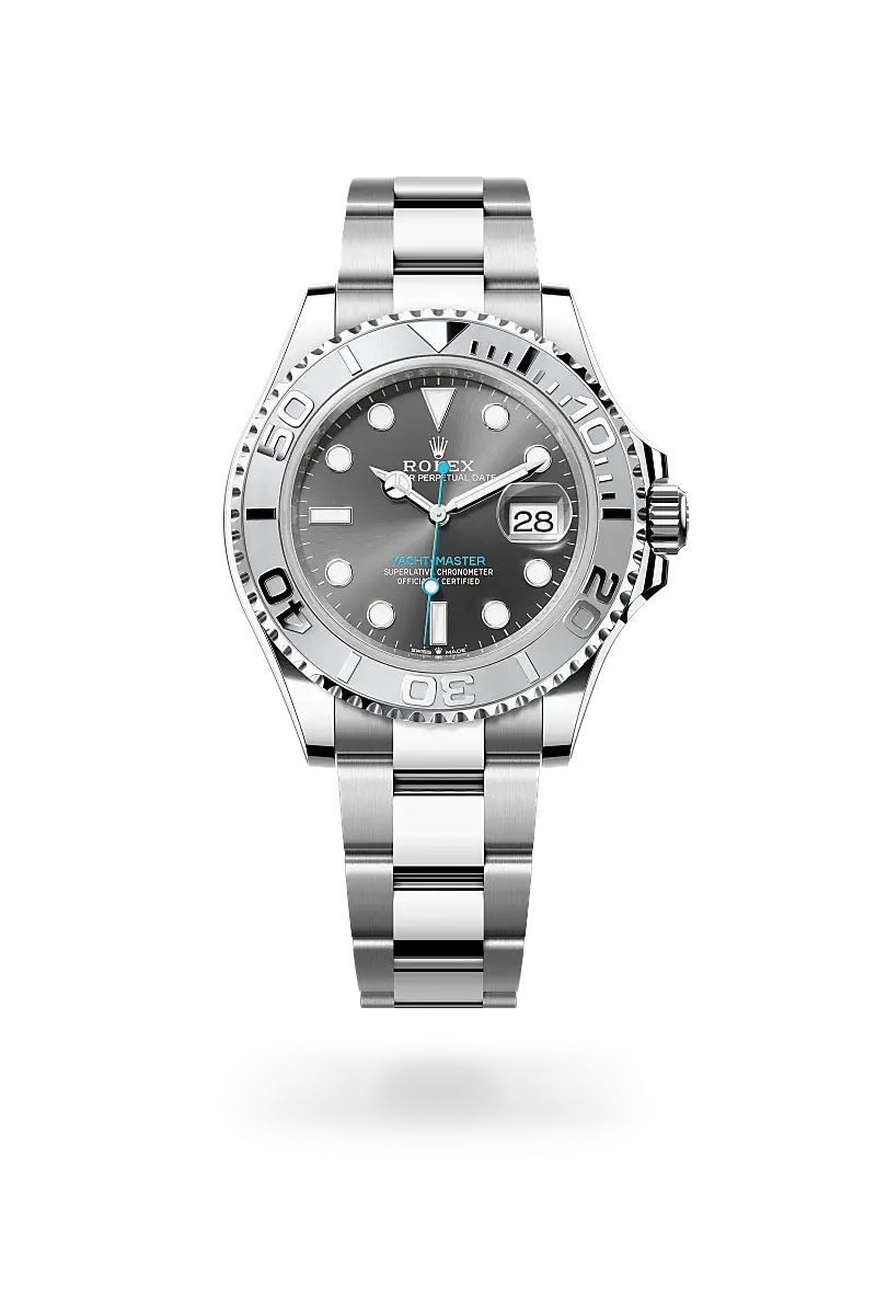 Rolex Yacht-Master Oyster, 40 mm, Oystersteel and platinum - M126622-0001 at Huber Fine Watches & Jewellery