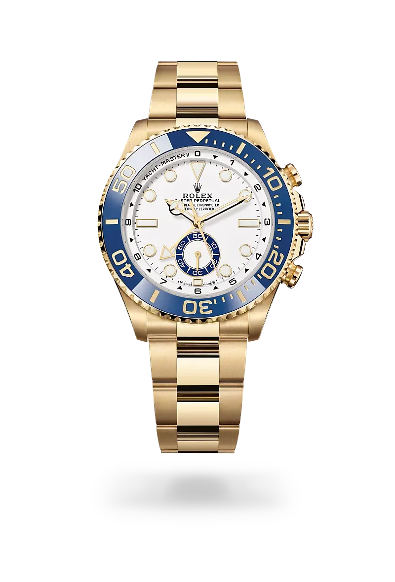 Rolex Yacht-Master II Oyster, 44 mm, Gelbgold - M126688-0001 at Huber Fine Watches & Jewellery