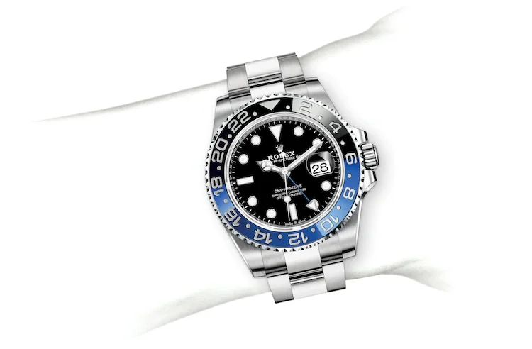 Rolex GMT-Master II Oyster, 40 mm, Edelstahl Oystersteel - M126710BLNR-0003 at Huber Fine Watches & Jewellery