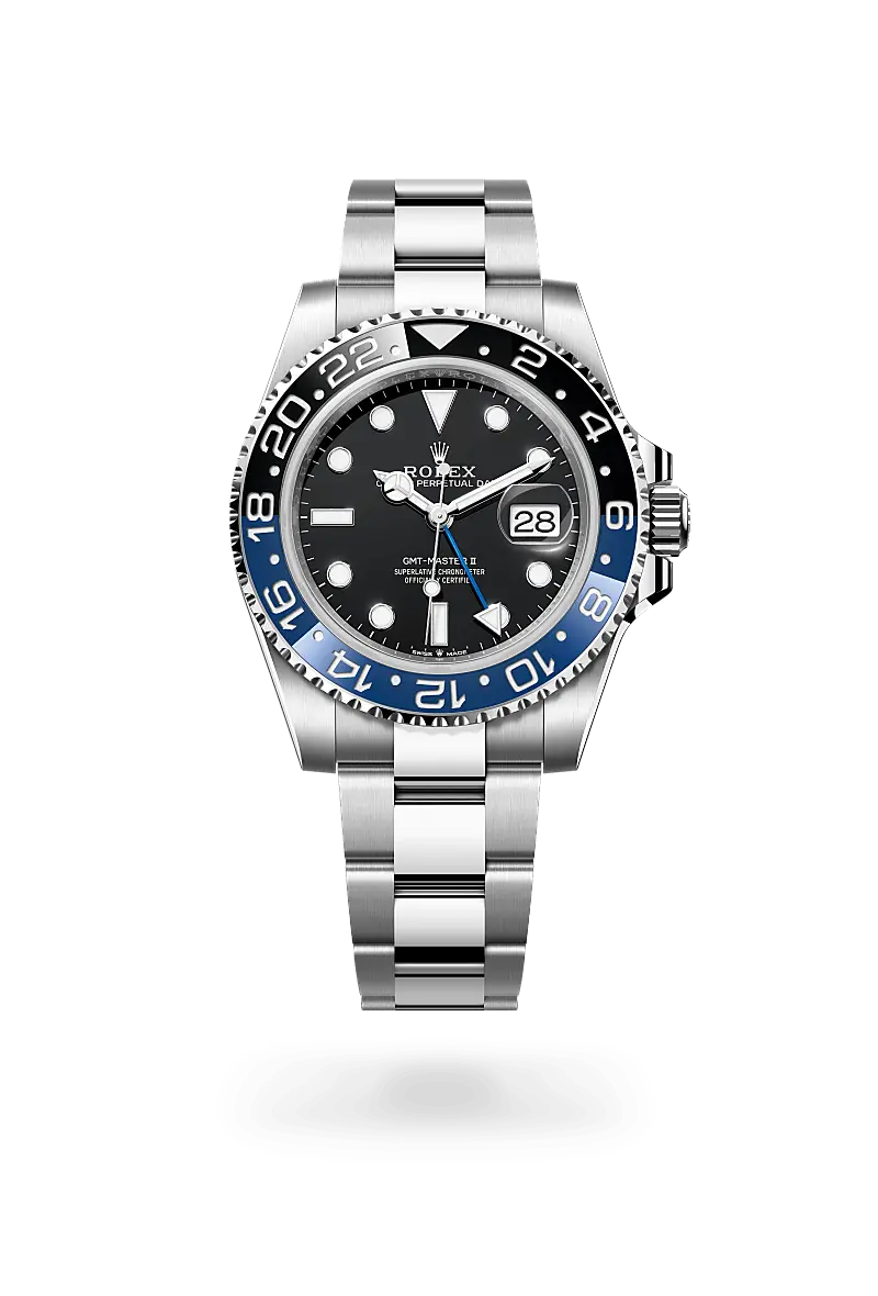 Rolex GMT-Master II Oyster, 40 mm, Edelstahl Oystersteel - M126710BLNR-0003 at Huber Fine Watches & Jewellery