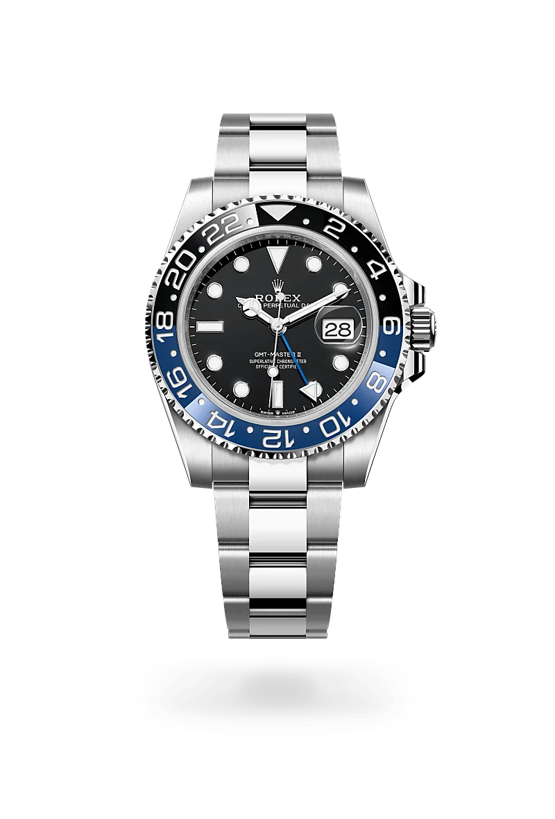 Rolex GMT-Master II Oyster, 40 mm, Edelstahl Oystersteel - M126710BLNR-0003 at Huber Fine Watches & Jewellery