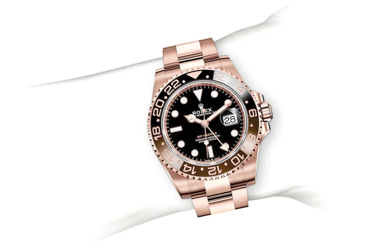 Rolex GMT-Master II Oyster, 40 mm, Everose-Gold - M126715CHNR-0001 at Huber Fine Watches & Jewellery