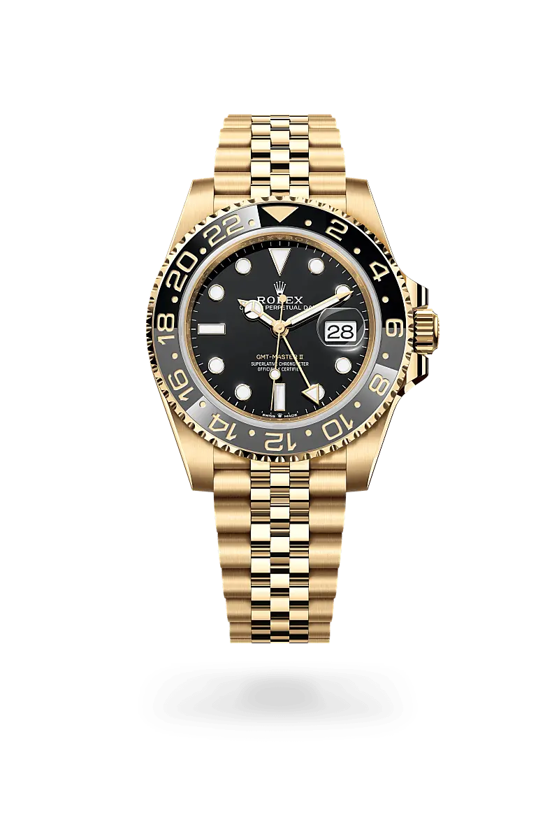 Rolex GMT-Master II in 18 ct yellow gold