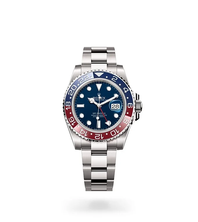 Rolex GMT-Master II Oyster, 40 mm, Weißgold - M126719BLRO-0003 at Huber Fine Watches & Jewellery