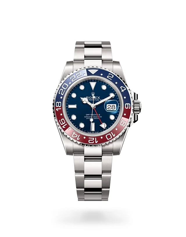 Rolex GMT-Master II Oyster, 40 mm, Weißgold - M126719BLRO-0003 at Huber Fine Watches & Jewellery