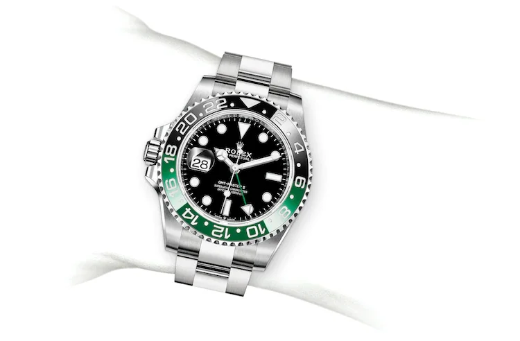 Rolex GMT-Master II Oyster, 40 mm, Edelstahl Oystersteel - M126720VTNR-0001 at Huber Fine Watches & Jewellery